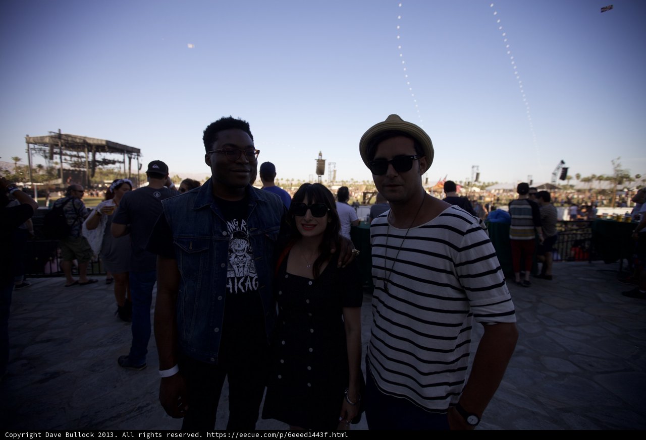Three Men Stand Out in the Coachella Crowd
