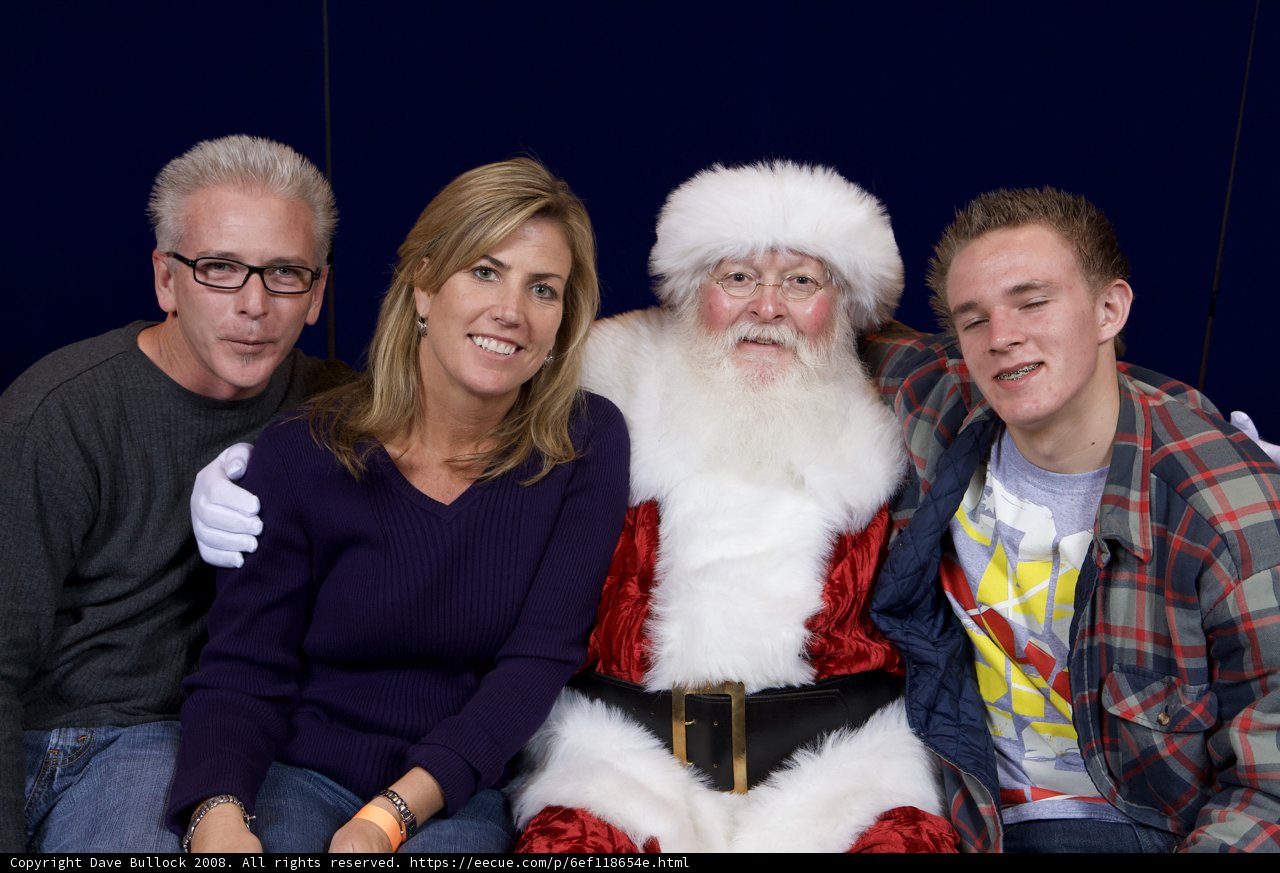 Family Christmas with Santa