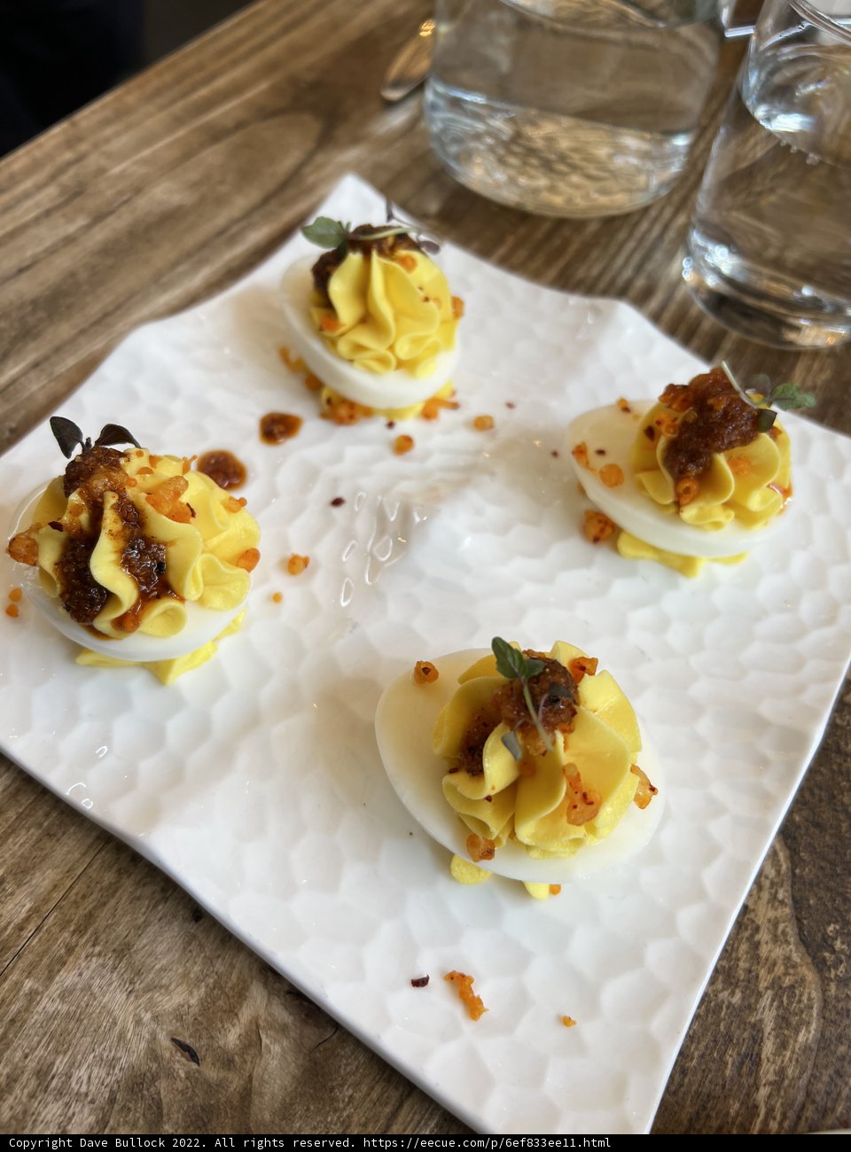 Deviled Eggs Brunch Plate