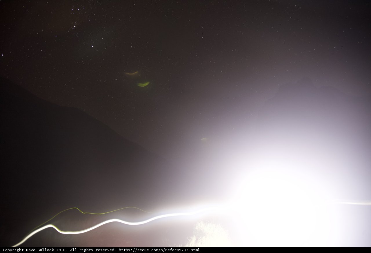 Auroral Flare in the Night Sky