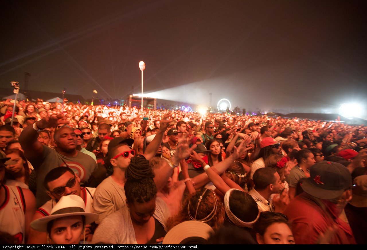 The Electric Night Sky at Coachella Festival