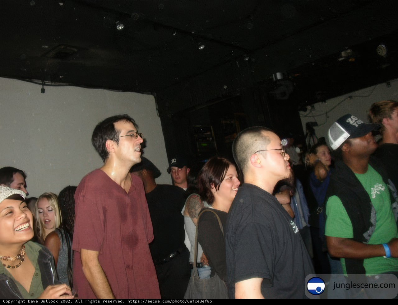 Black Shirt Man in a Sea of Hats