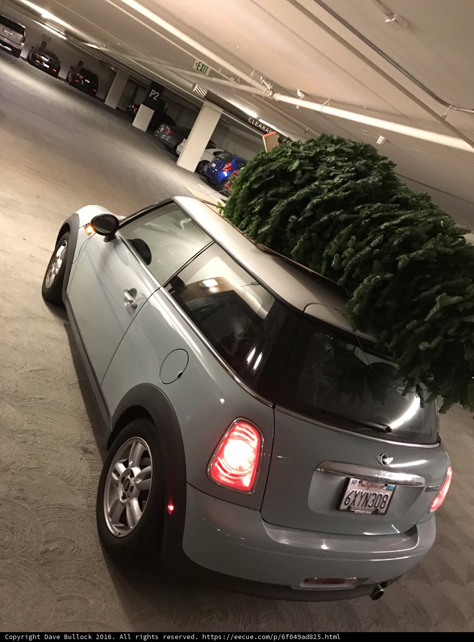 Christmas Joyride in a Mini Cooper