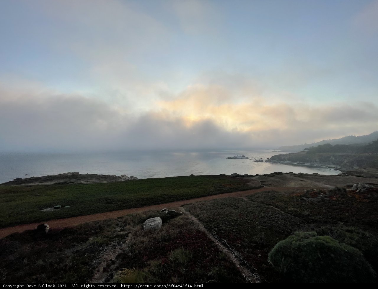 View Overlooking the California Coast