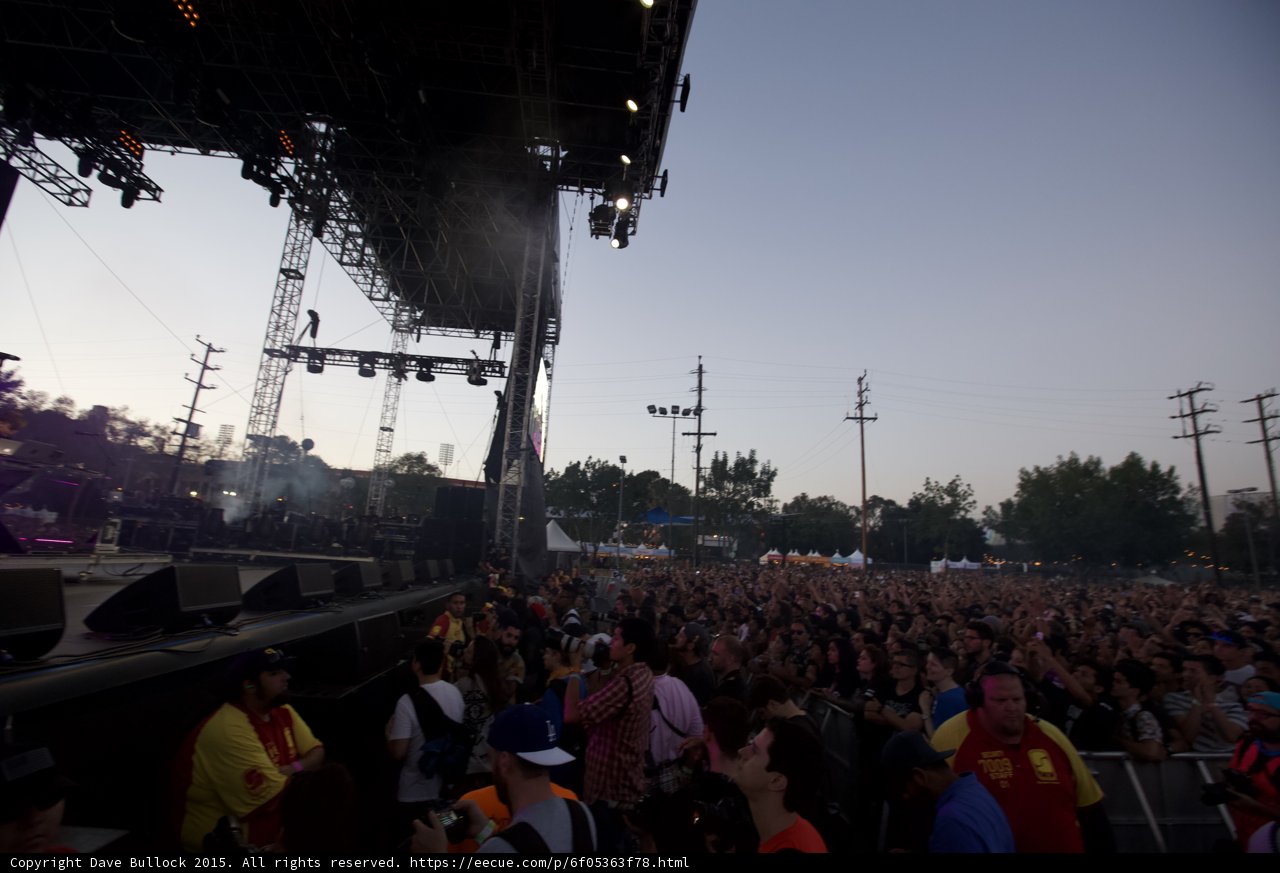Purple Stage Lights Crowd