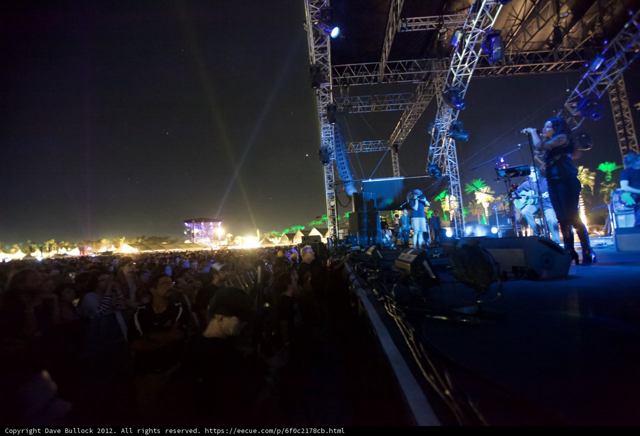 Electric Night: A Crowd Rocking Out at Coachella