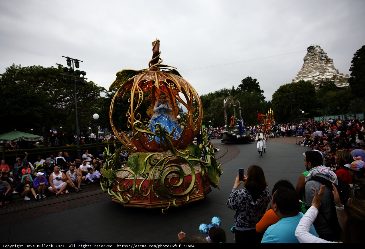 Magical Parade Float at Disneyland