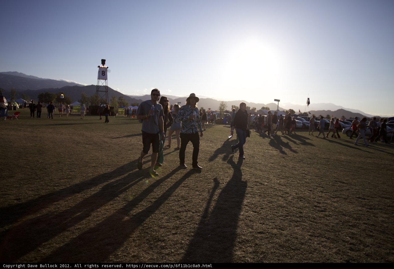 Walking in Sunlit Splendor at Coachella