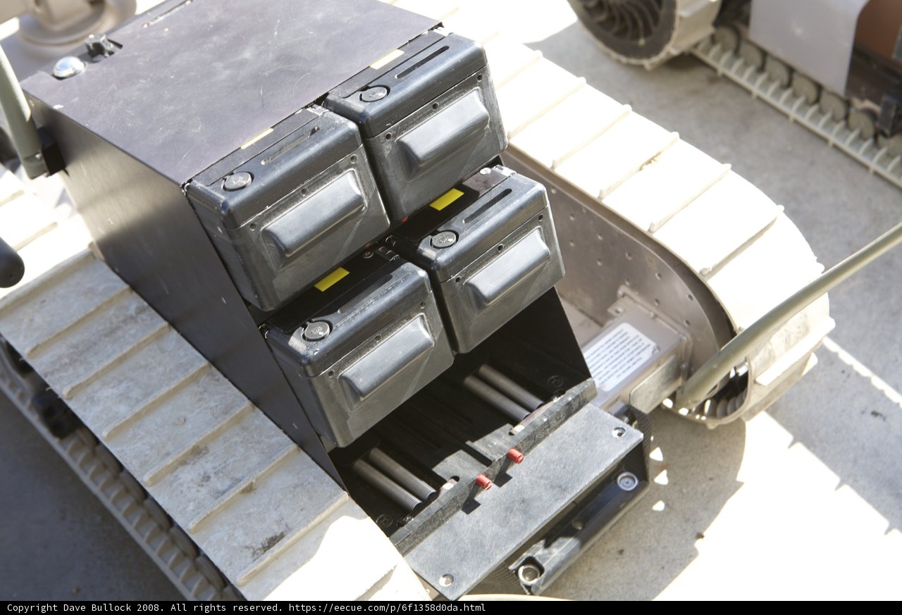 Four Battery Types in Military Machine