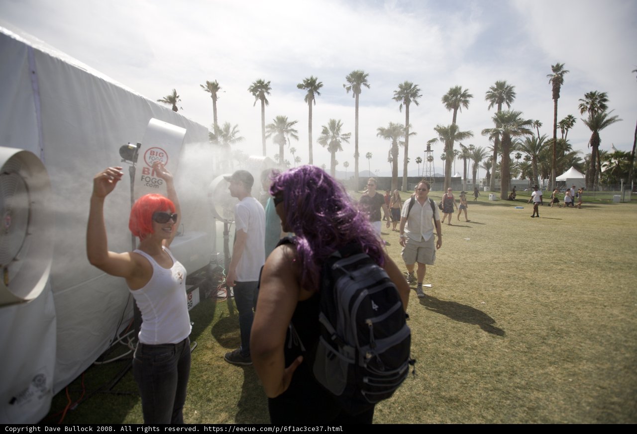 Colorful Crowd at Coachella