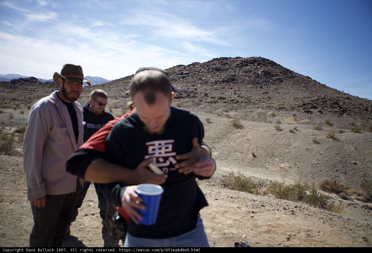 Coffee break in the desert