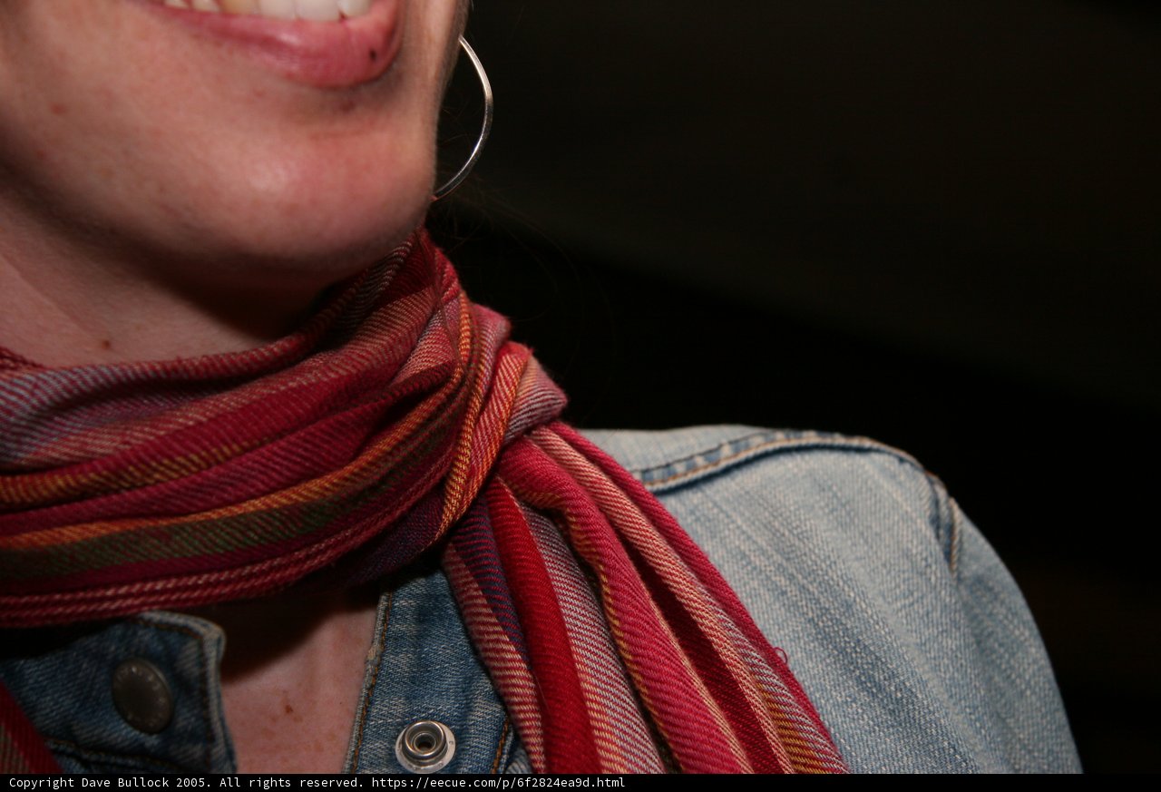 Red Scarf, Bold Statement