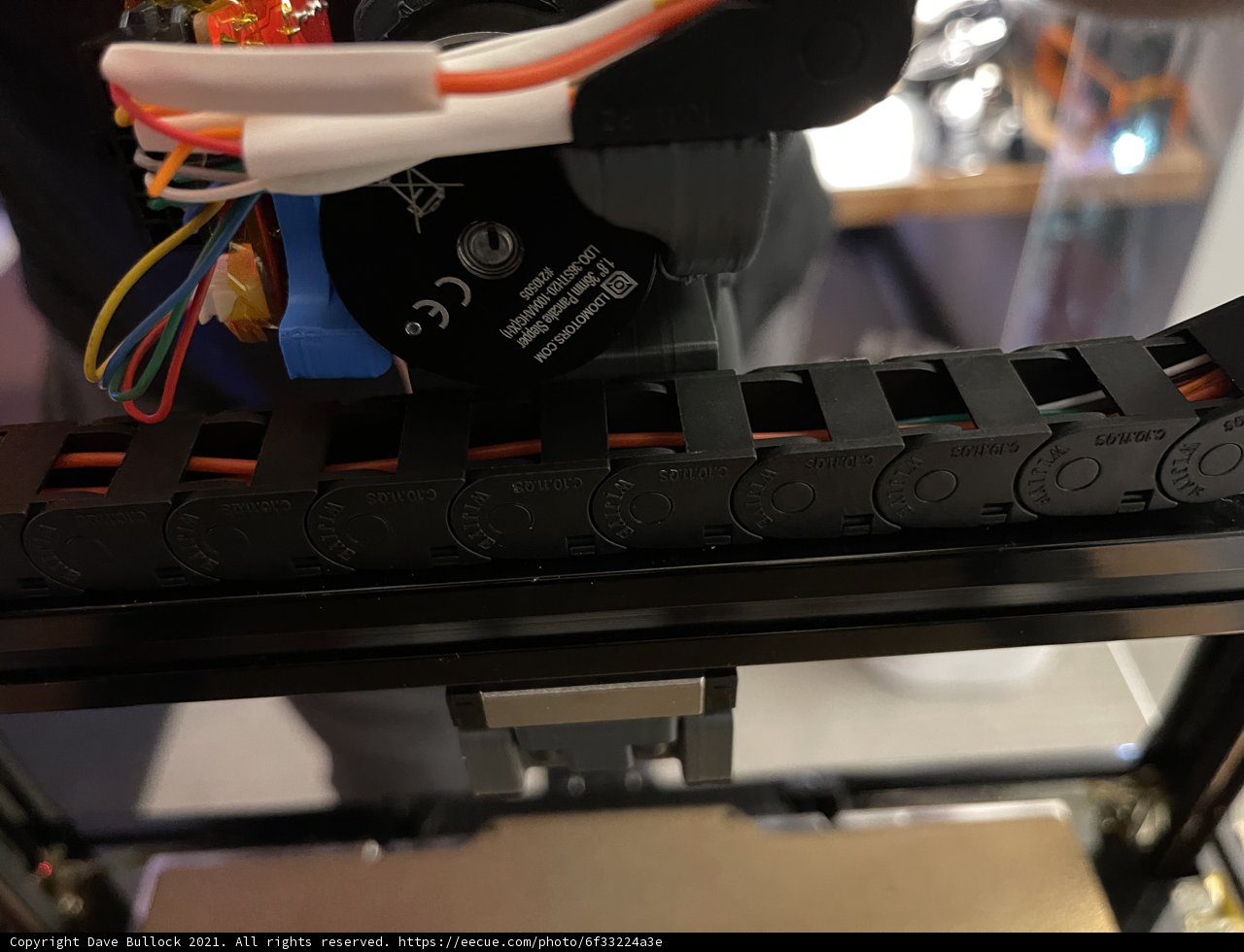 3D Printer with Wired Add-ons