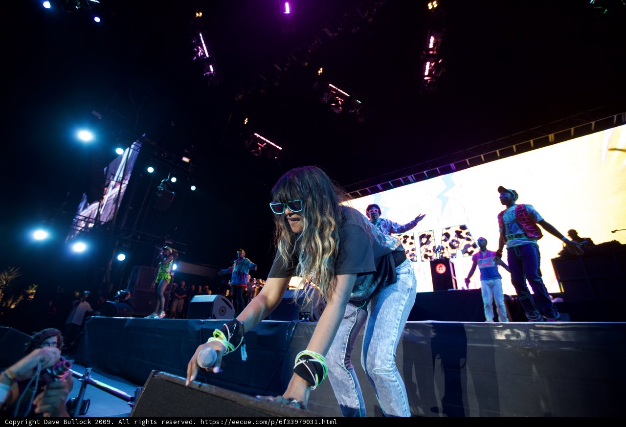 Rocking the Coachella Stage
