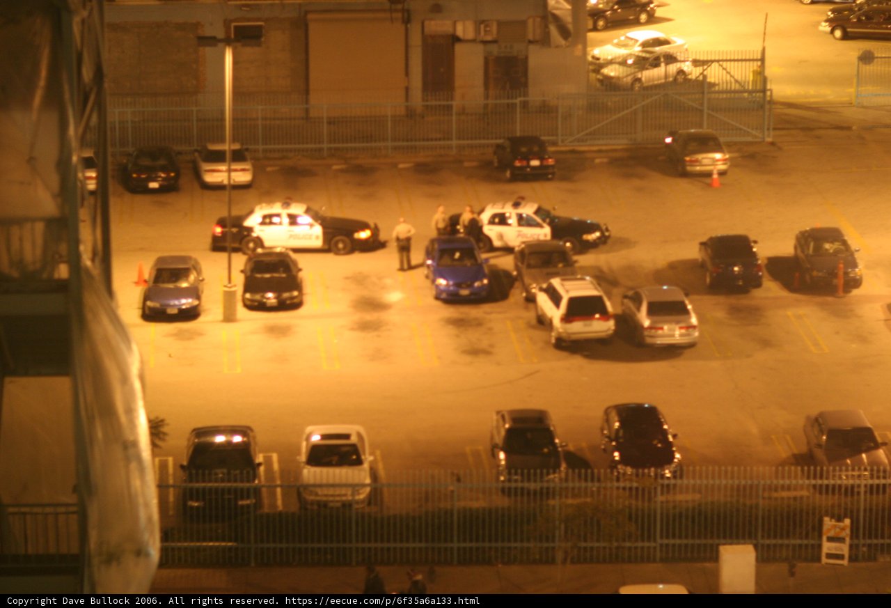 Busy Parking Lot