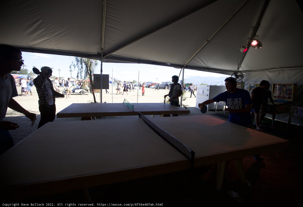Ping Pong Playtime at Coachella 2012