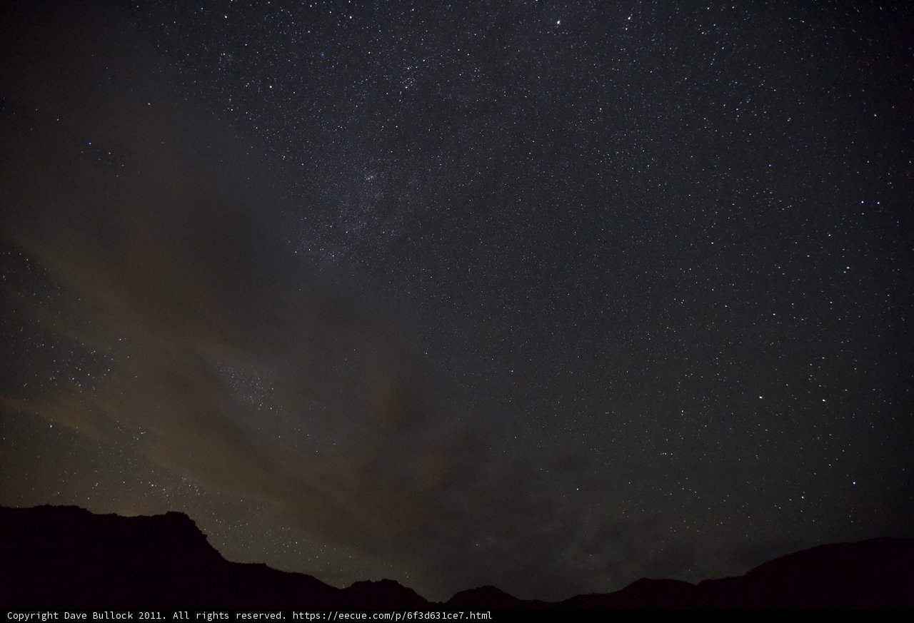Starry Night in the Mountains
