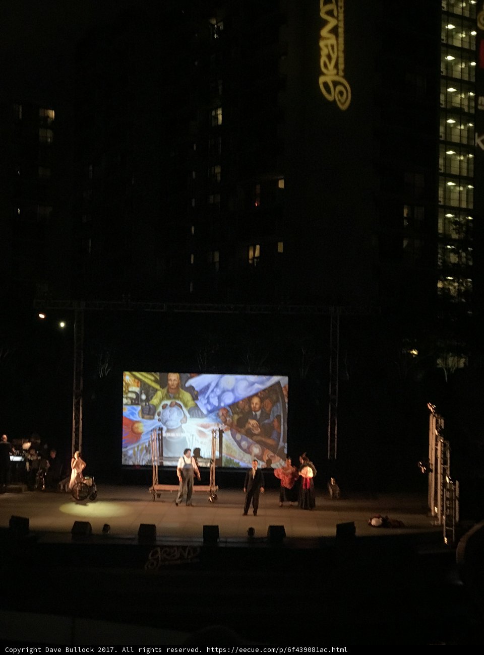 Nighttime Stage Performance