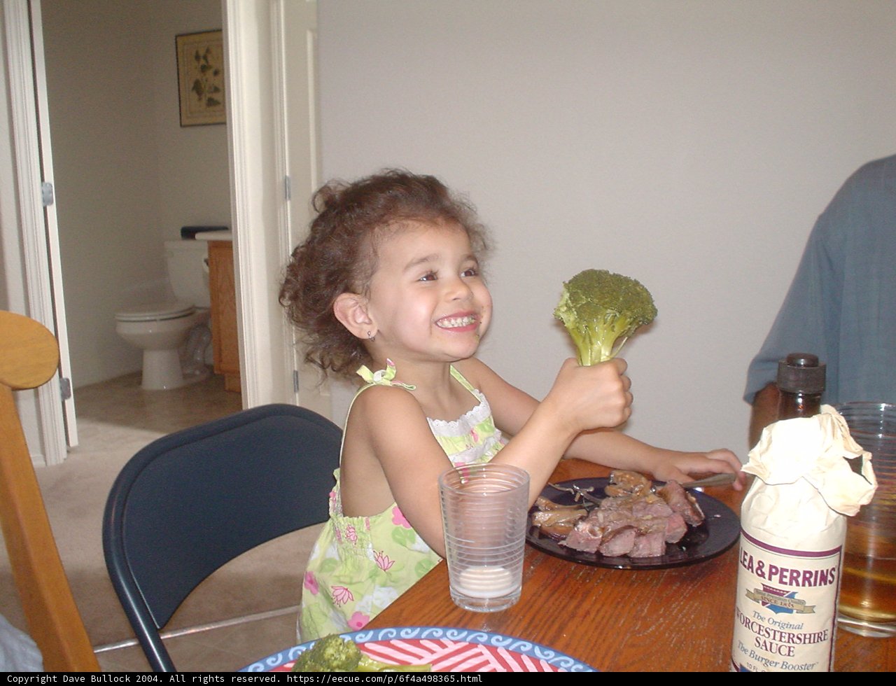 Little Girl's Lunchtime