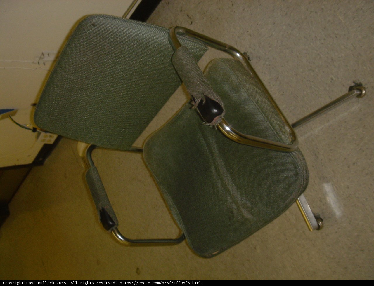 Sleek Metal Armchair