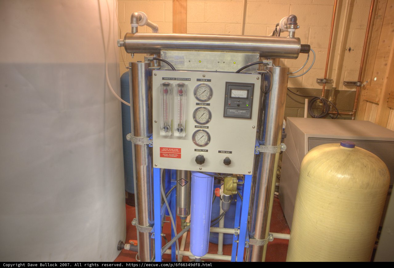 Water Treatment System in a Factory Room