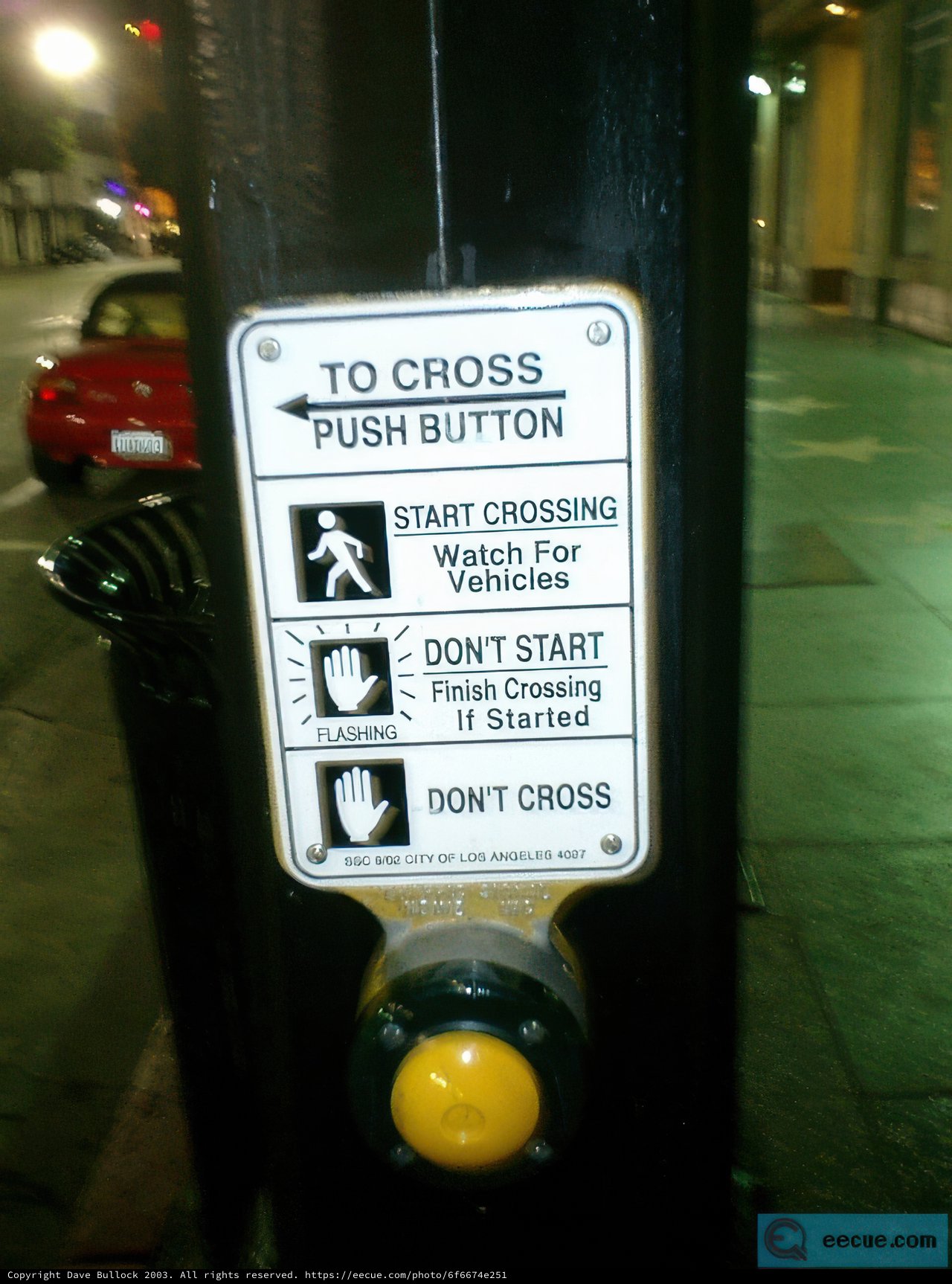 Cross the Street Sign