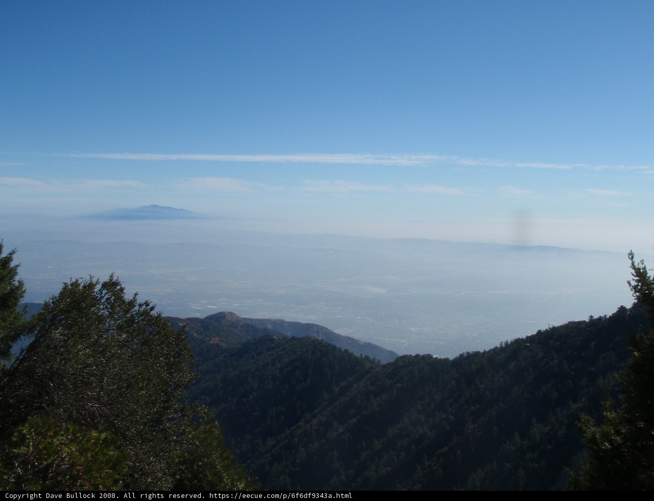 Majestic View of Mt. Wilson and the Valley Below
