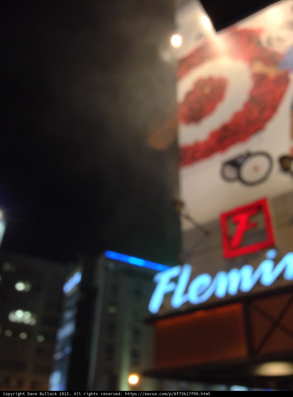 Fleming's Billboard lights up the LA Metropolis
