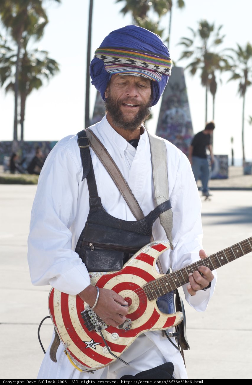 Turbaned Musician with Guitar