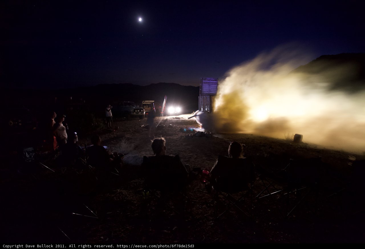 Rocket Launch Spectators