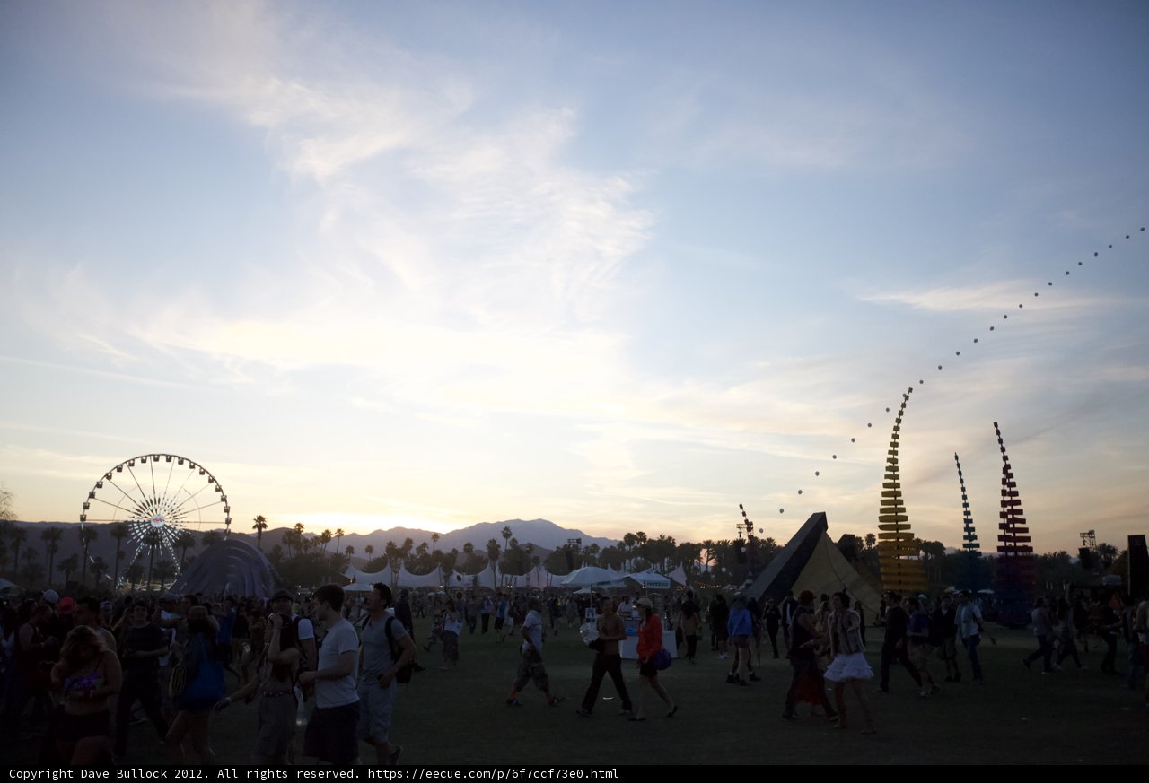 Sunset at Coachella