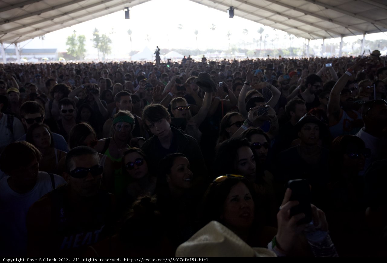 Electrifying Crowd at Coachella 2012