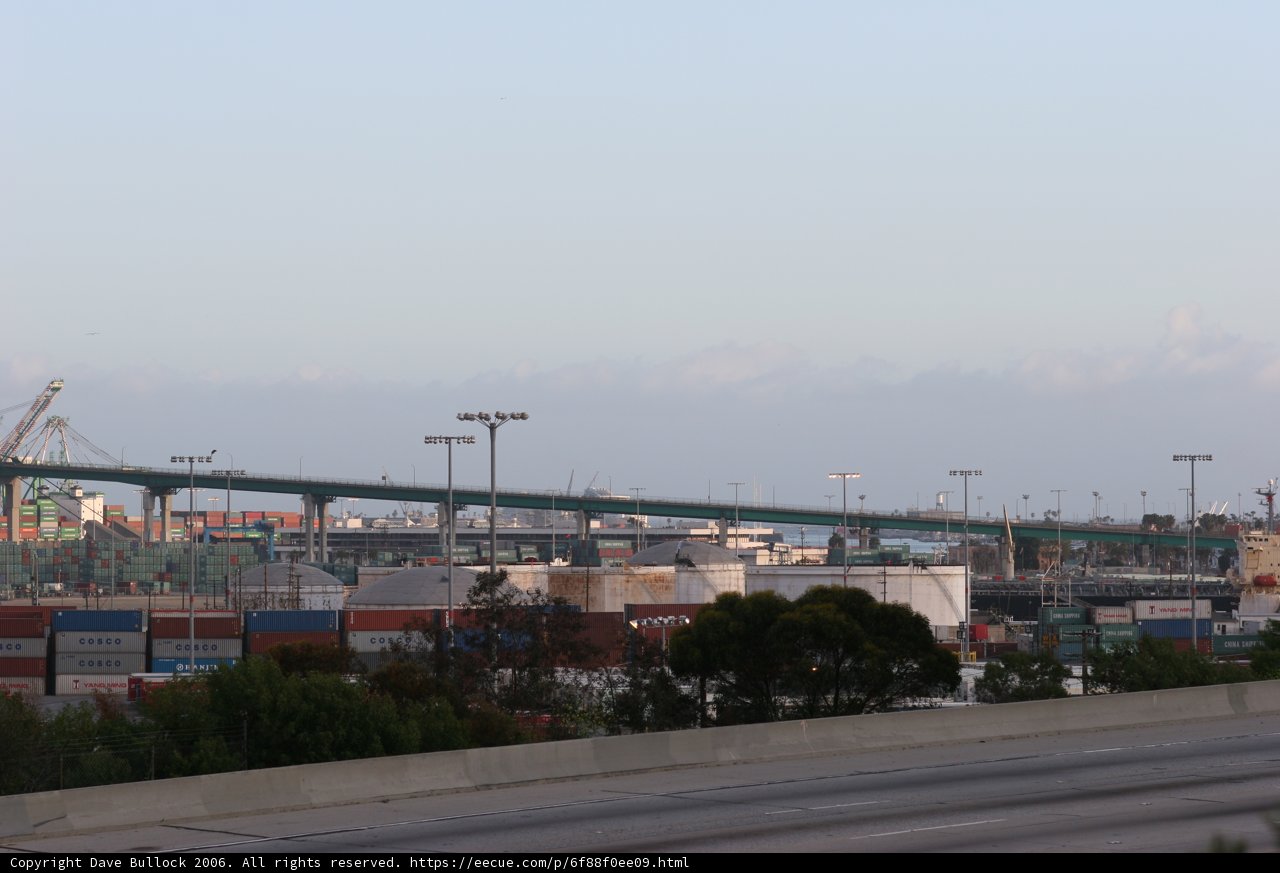 Urban Bridge Over Blue Waters