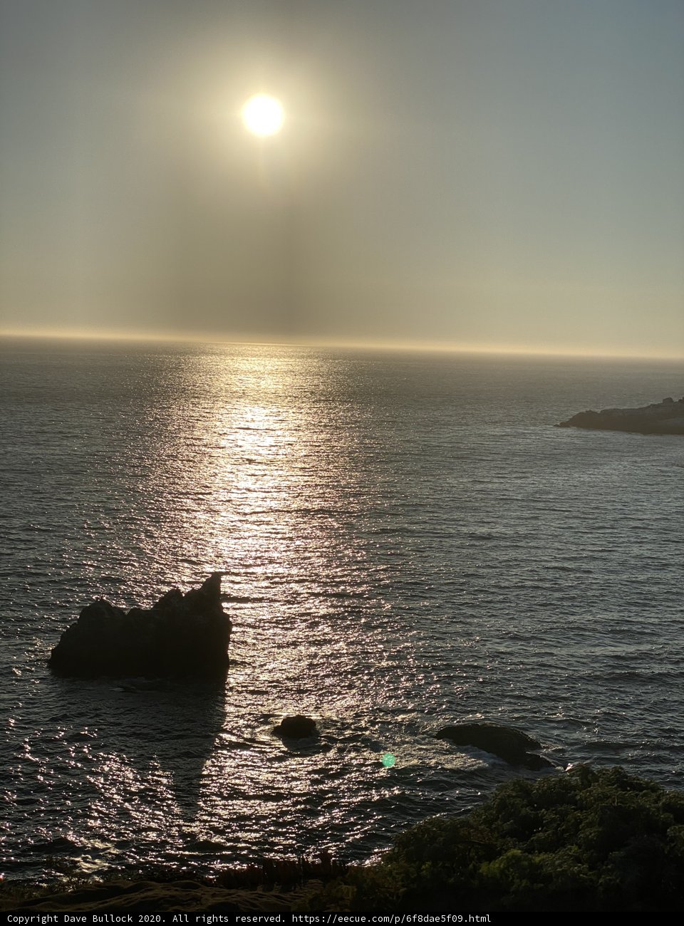 Sunset over the Pacific