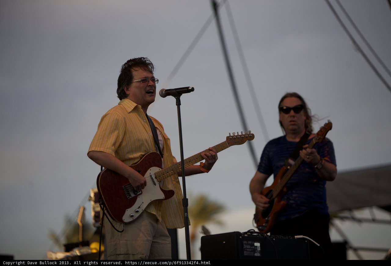 Two Men Rocking Out on Stage
