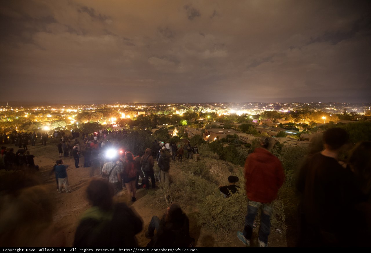 Nighttime Vigil of the Crowds