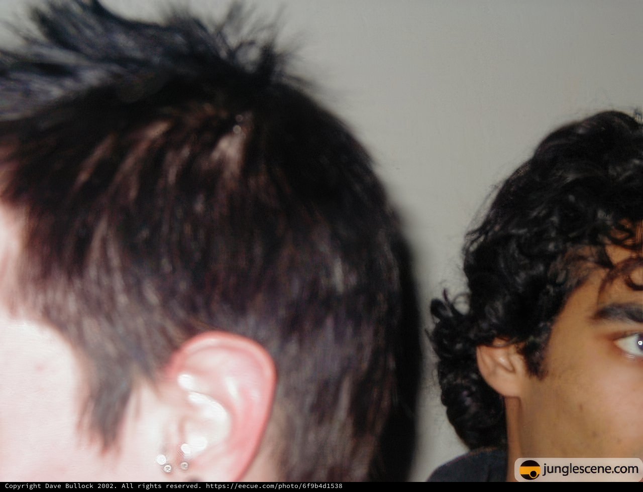Two Men with Earrings