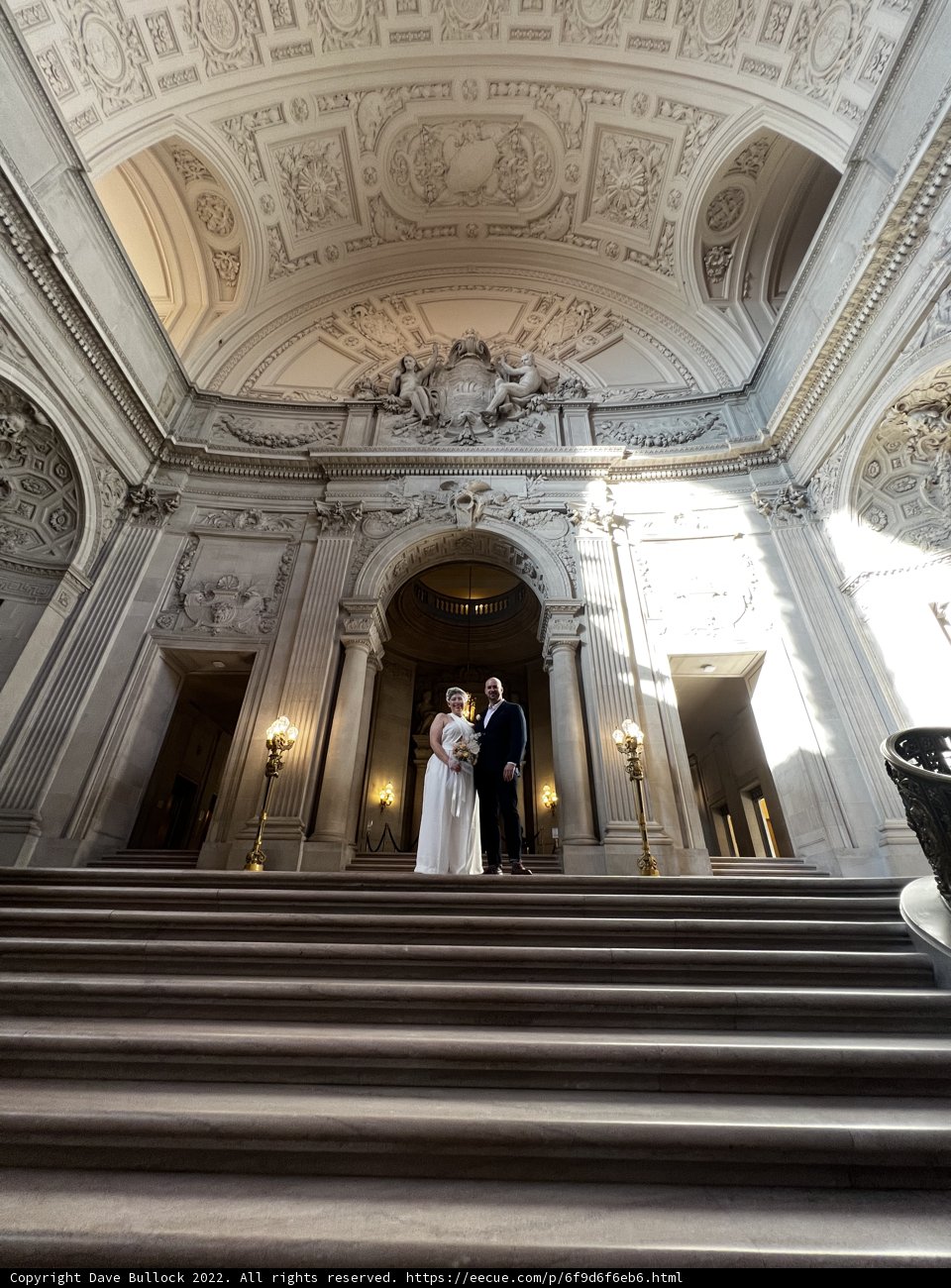 A Staircase Wedding at San Francisco City Hall