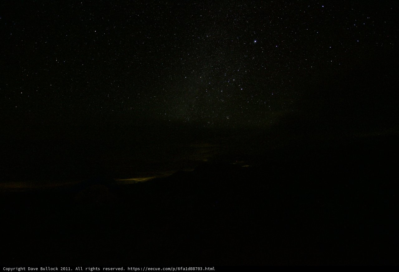 A Glimpse of the Milky Way