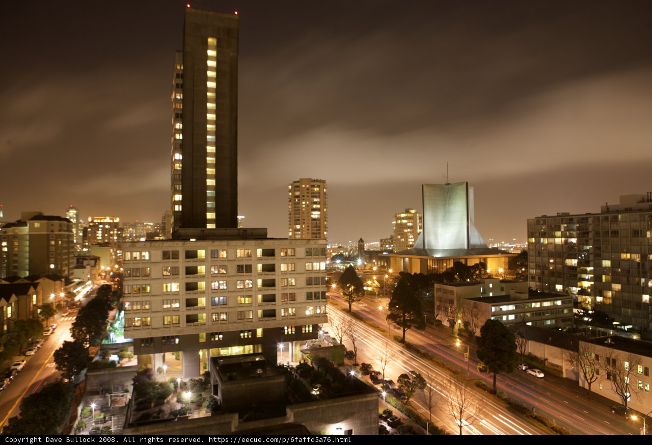 The towering Metropolis in the heart of the city
