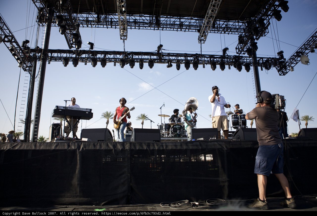 Captain Douglas Rocks Coachella Stage
