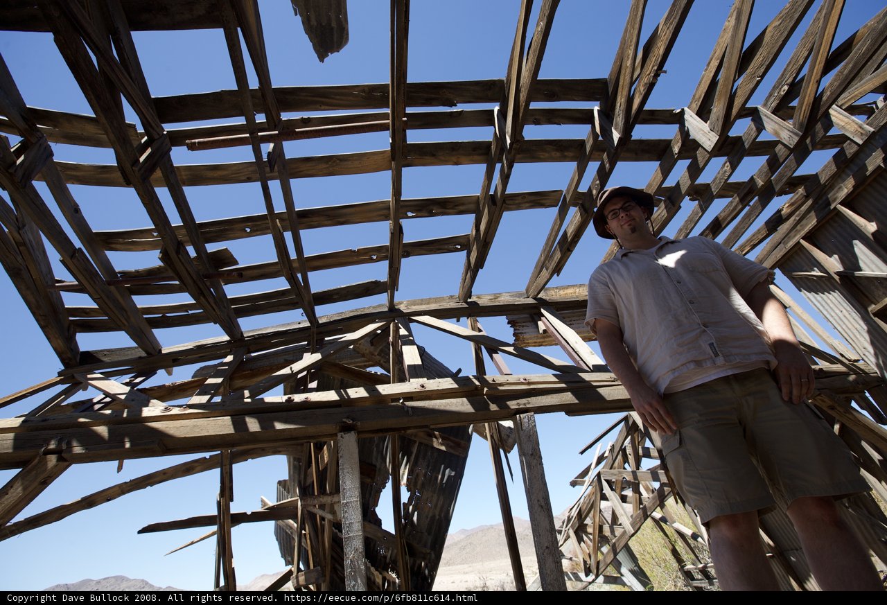 Dave B at the Wooden Pergola