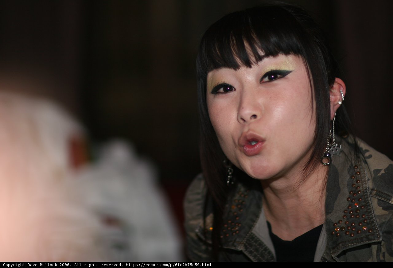 Miyuki Y in a Statement Jacket and Scarf