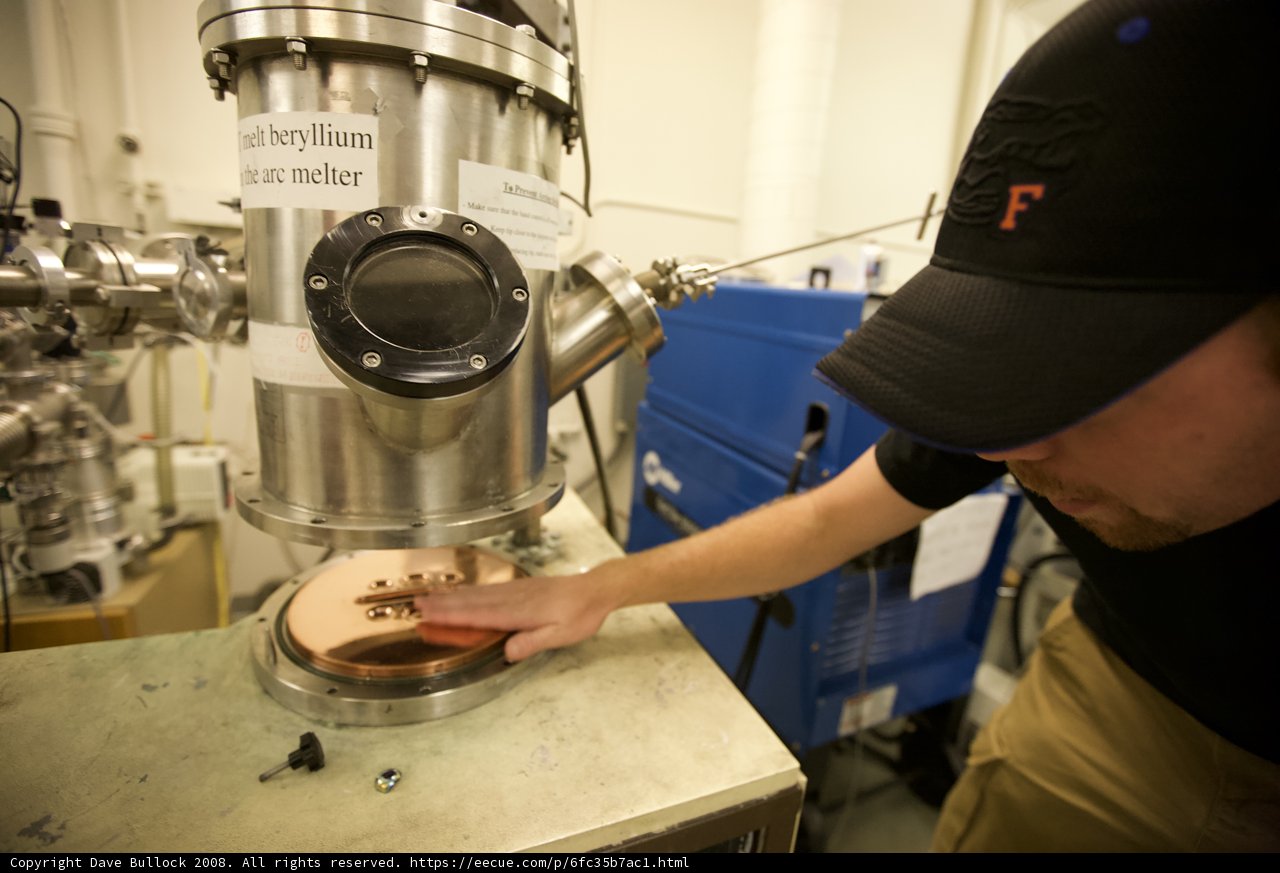 Working on Machinery in the Lab