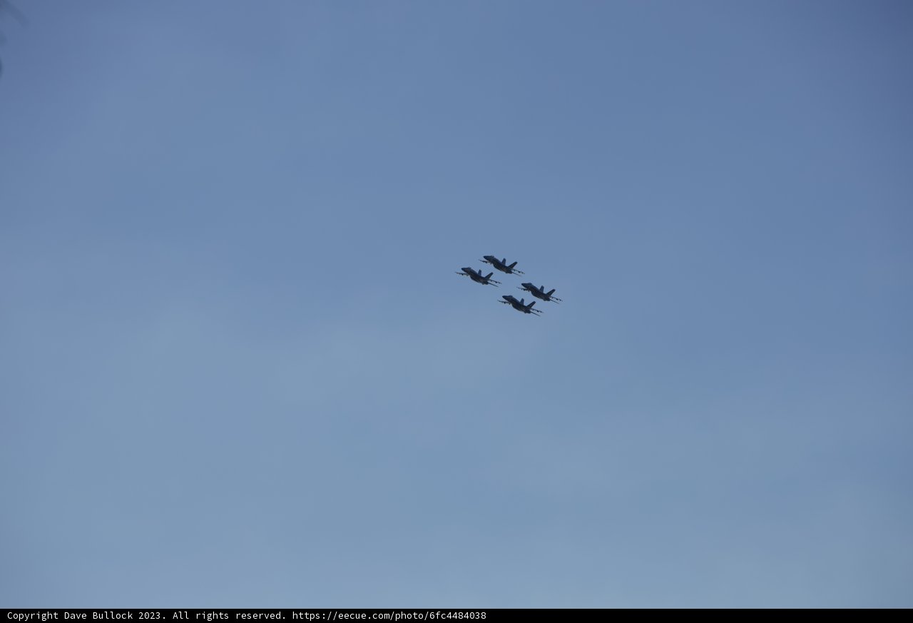 Majestic Formation at 2023 Fleet Week Air Show