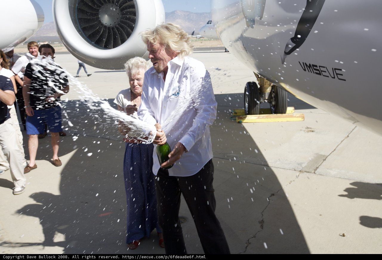 Celebrating on the Tarmac