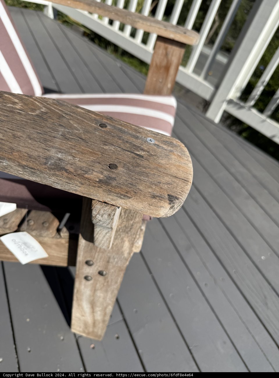 Rustic Charm on a Sunny Deck