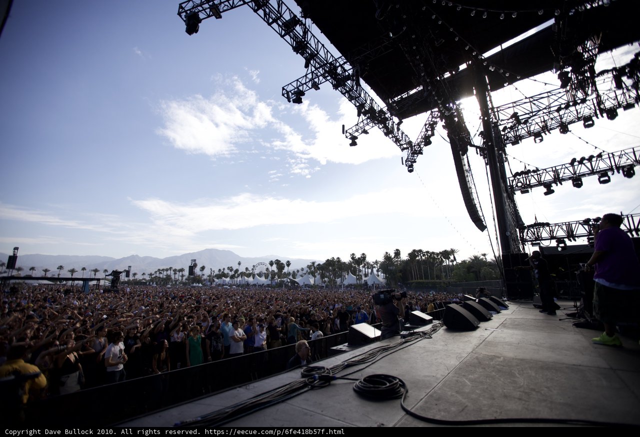 Coachella Sunday Concert Crowd