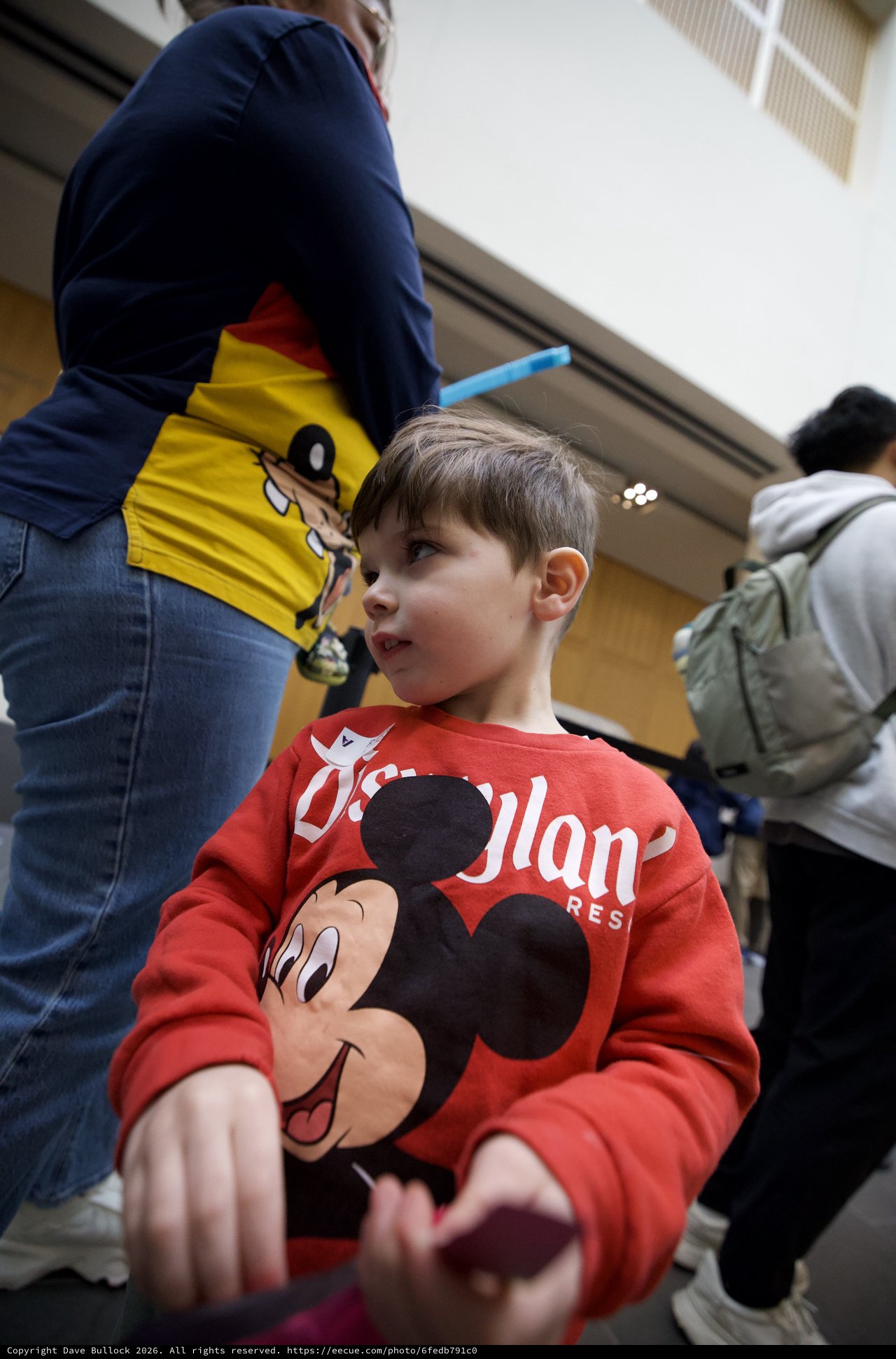 Young Boy at Baby Rave Event at Asian Art Museum