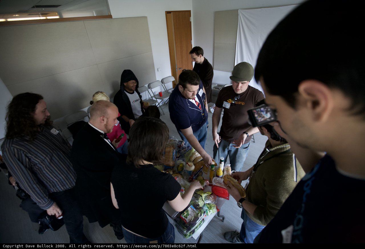 Lunchtime at Barcamp LA 5